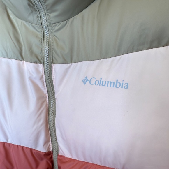 Columbia | NWT Puffect Color Blocked Jacket Vegan Friendly Soft Winter Coat - Picture 7 of 15